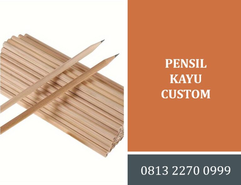 Pensil Kayu Custom, Yuk Kenali Tipenya